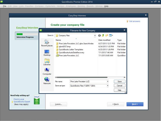 where does quickbooks store files de9c