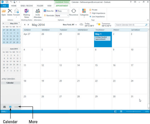 Tour the Microsoft Outlook Interface - dummies