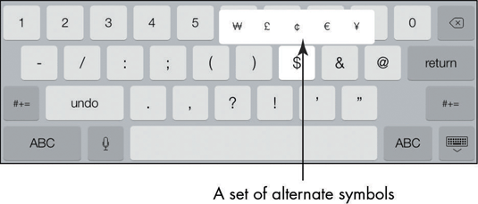 How To Use The Ipad 2 Onscreen Keyboard - Dummies