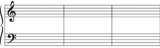 music notation bar line