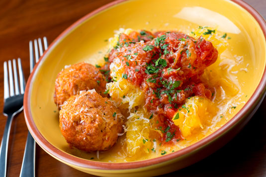 Recipe for Spaghetti Squash and Meatballs - dummies