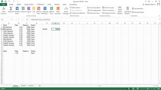 How To Use The Dsum Function In Excel Dummies 4936