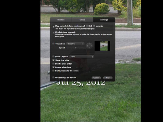 export a slideshow from iphoto 9.6.1