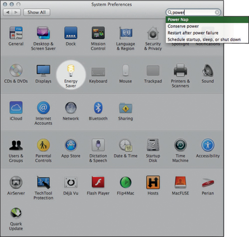 Search for Settings in Your iMac's System Preferences - dummies