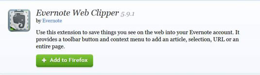 evernote web clipper not working firefox