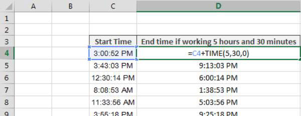 Adding Seconds to a Time in Excel - dummies