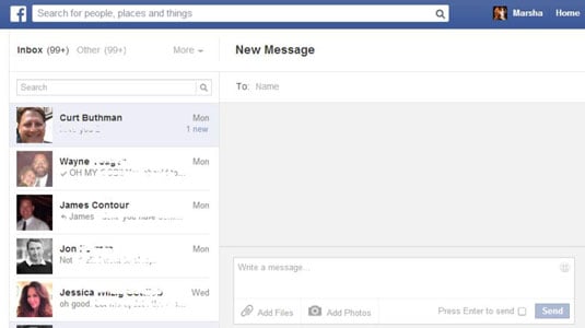  How To Send A Private Message On Facebook Dummies