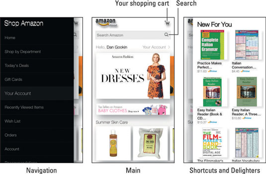 How to Use the Shop Amazon App on the Fire Phone - dummies