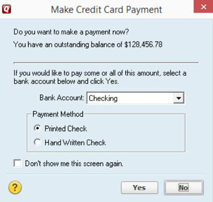 why positive balances are needed for credit card reconcile in quicken for mac 2015