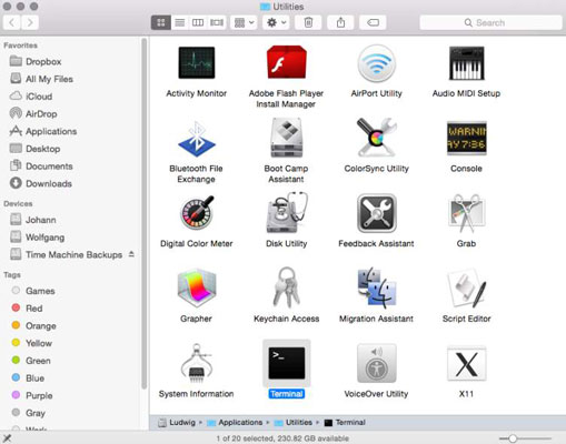 what program does mac os yosemite use for word