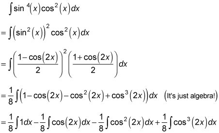 Integral Of Sine And Cosine