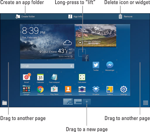 How to Move or Remove Icons or Widgets on Your Samsung Galaxy Tab S