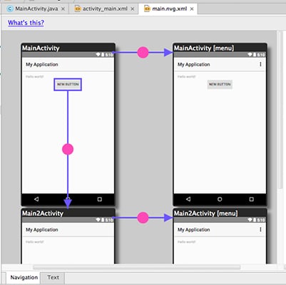 Navigation view android studio что это