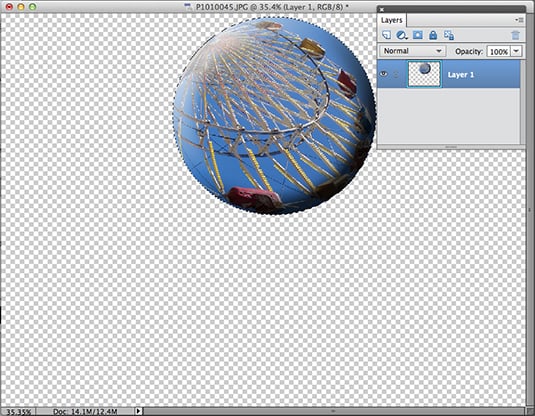 Create A 3d Sphere In Photoshop Elements Dummies