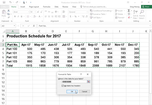 Excel Table Format Not Working Brokeasshome