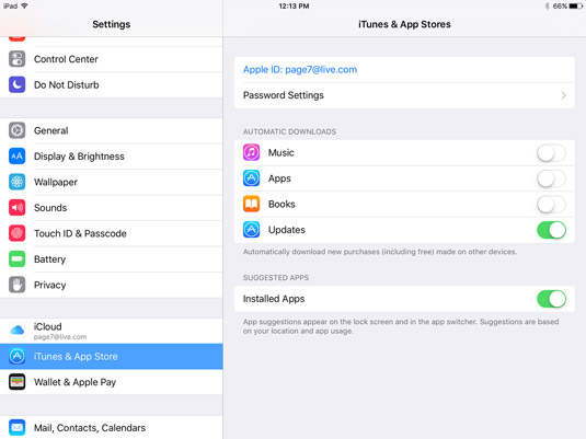 How To Make Icloud Sync Settings On Your Ipad Dummies