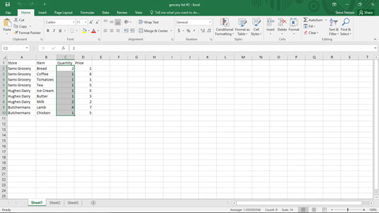 Simple Statistics in Excel Data Analysis - dummies