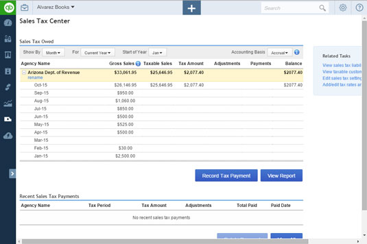 delete a sales tax payment in quickbooks for mac