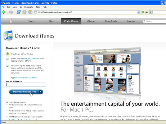 download itunes setup for pc