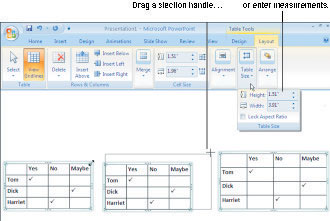 how to make a box into two columns in powerpoint