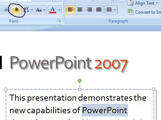 powerpoint for mac text shadow