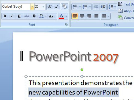 Choose A Text Font In Your Powerpoint 07 Presentation Dummies