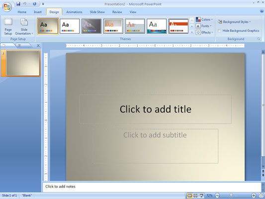 how to change page setup powerpoint