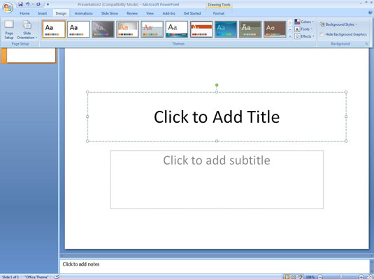 how to change the size of a powerpoint slide
