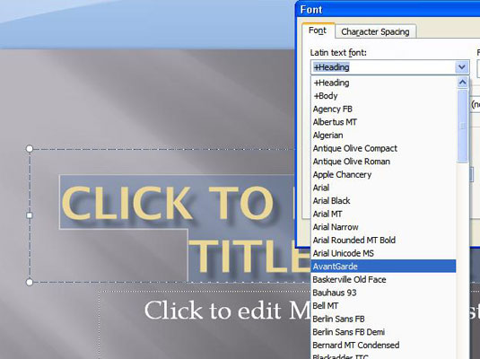 modify the slide master in powerpoint