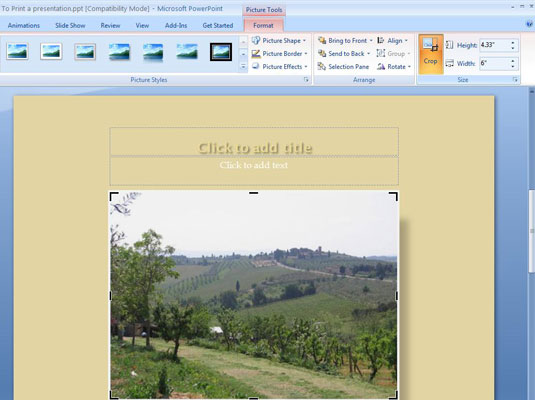 powerpoint for mac crop picture