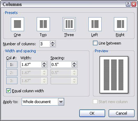 How To Adjust Column And Row Size In A Word 07 Table Dummies