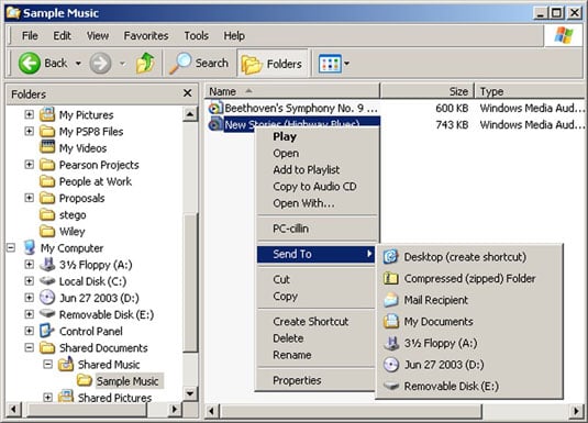 How To Move A File Or Folder In Windows XP Dummies