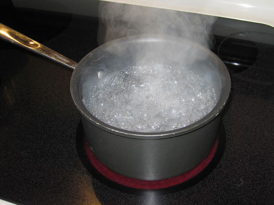 hot pot to boil water
