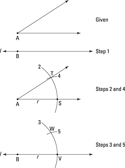 How to add two angles with compass and straightedge or ruler