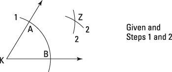 How to Bisect an Angle Using a Compass - dummies