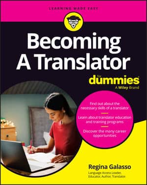 Becoming A Translator For Dummies book cover
