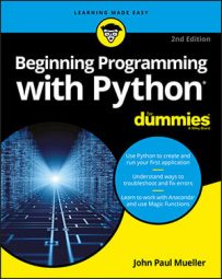Beginning Programming with Python For Dummies Cheat Sheet