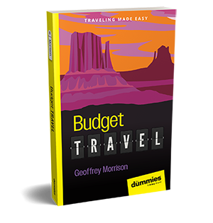 Budget Travel For Dummies 3D book cover