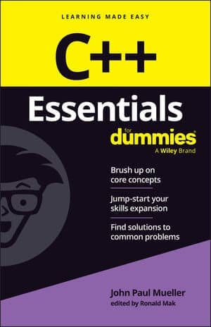 C++ Essentials For Dummies book cover