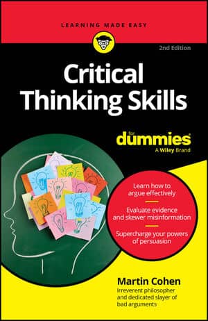 Critical Thinking Skills For Dummies book cover