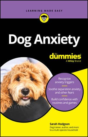 Dog Anxiety For Dummies book cover