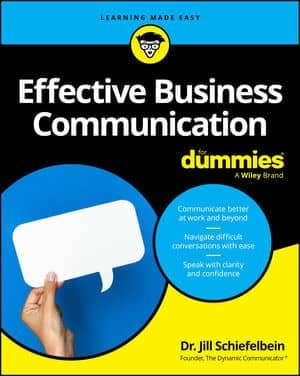 Effective Business Communication For Dummies book cover