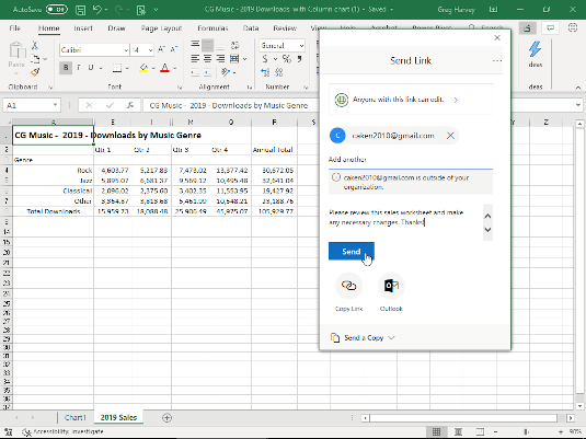 Notes And File Sharing Features In Excel 2016 Update Dummies