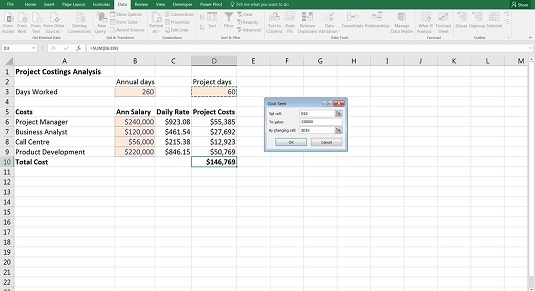 how to usehow to use goal seek excel