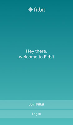 sign up for fitbit