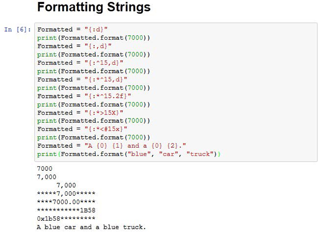 How to Format Strings in Python -