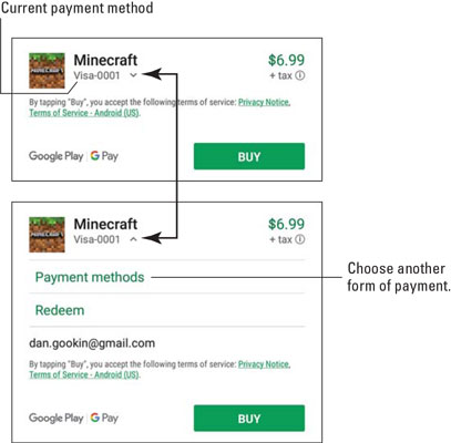can you buy minecraft with a google play card