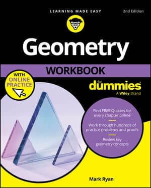 Geometry Workbook For Dummies book cover