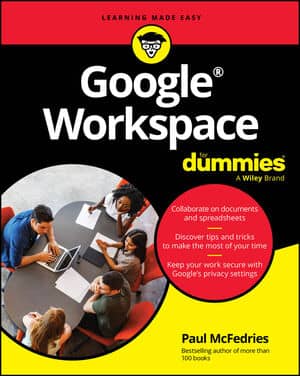 Google Workspace For Dummies book cover