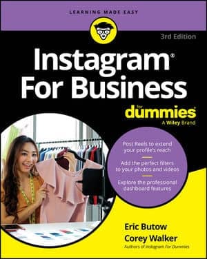 Instagram For Business For Dummies book cover